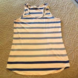Ombré blue & white Cabi tank top. So soft!  EUC